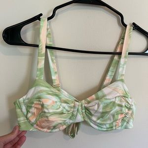 Resa Pepper Bra top in limestone- size XS